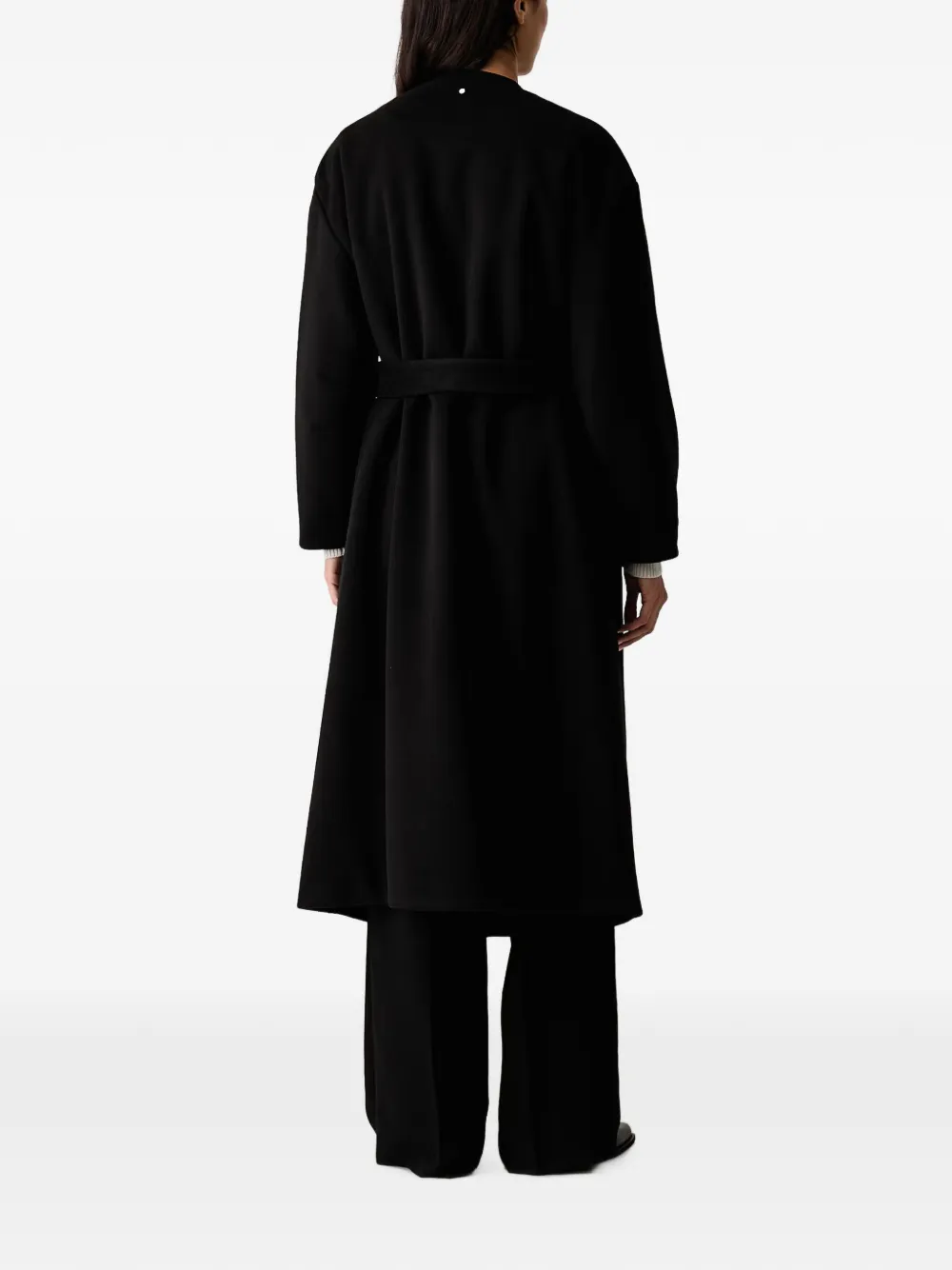 Armani Exchange Jas met ceintuur Zwart