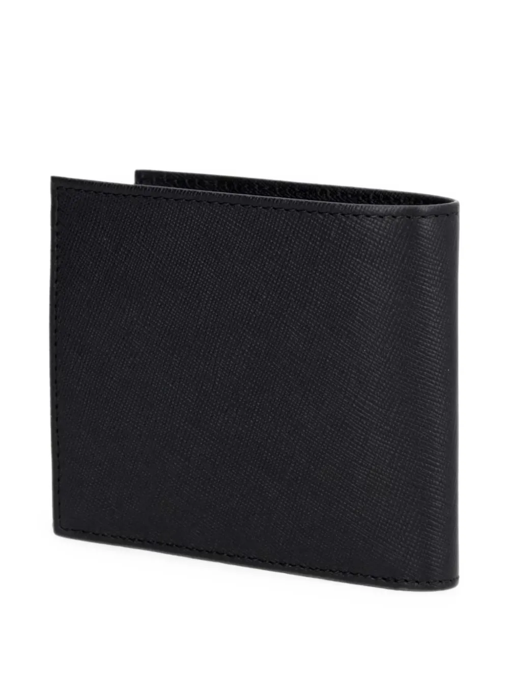 Blauer Logo-debossed Bi-fold Wallet In Black