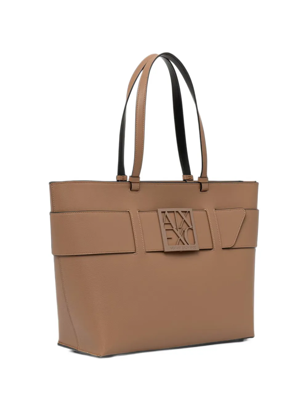 Armani Exchange Shopper met monogram Bruin