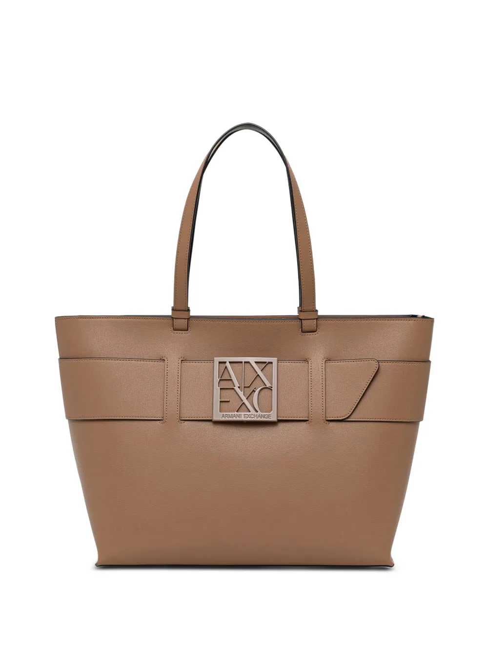 Armani Exchange Susy monogram tote bag - Marrone