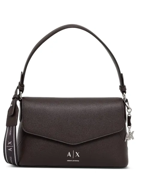 Armani Exchange logo-plaque shoulder bag