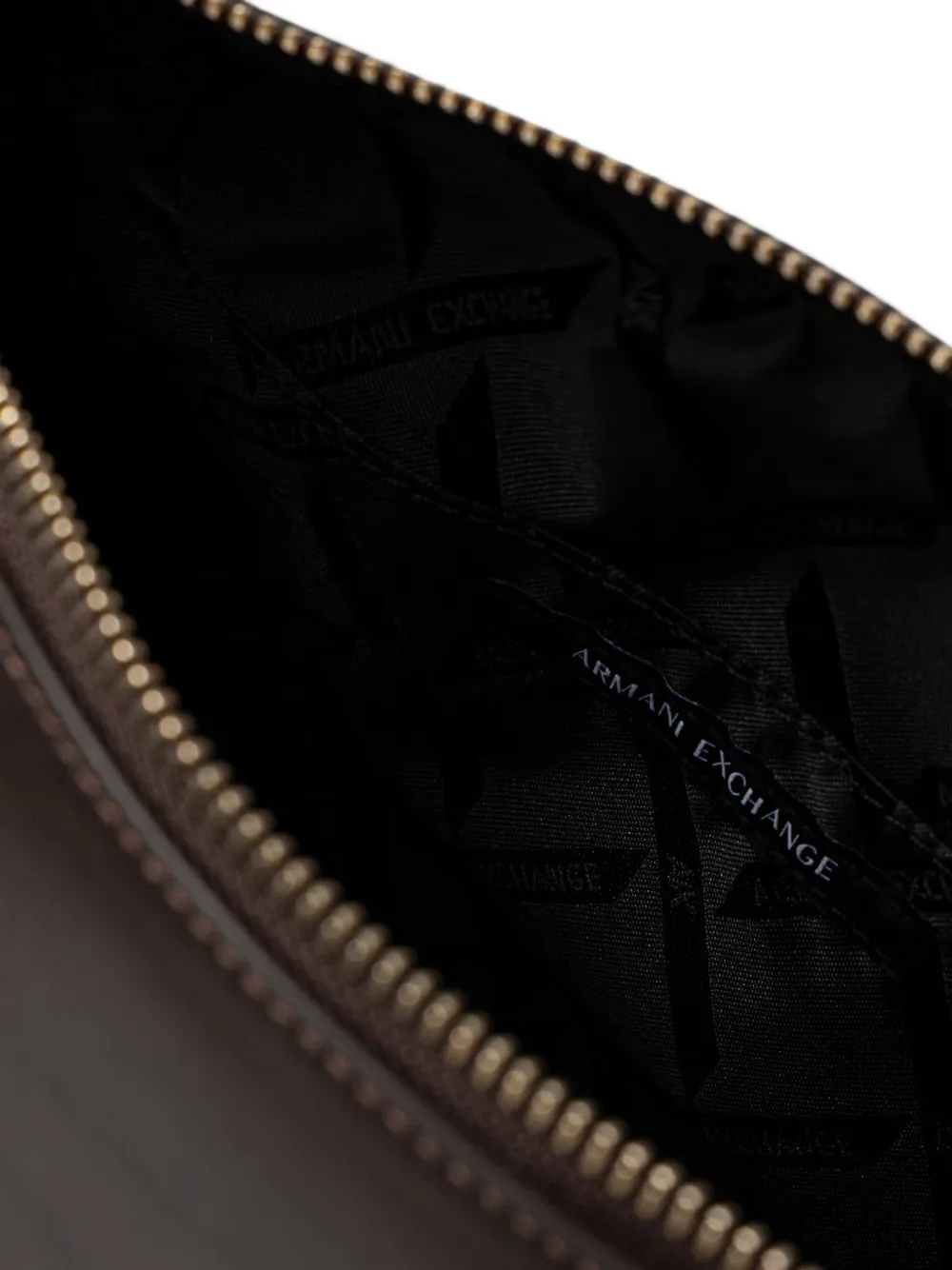 Armani Exchange Shopper met logoprint Bruin