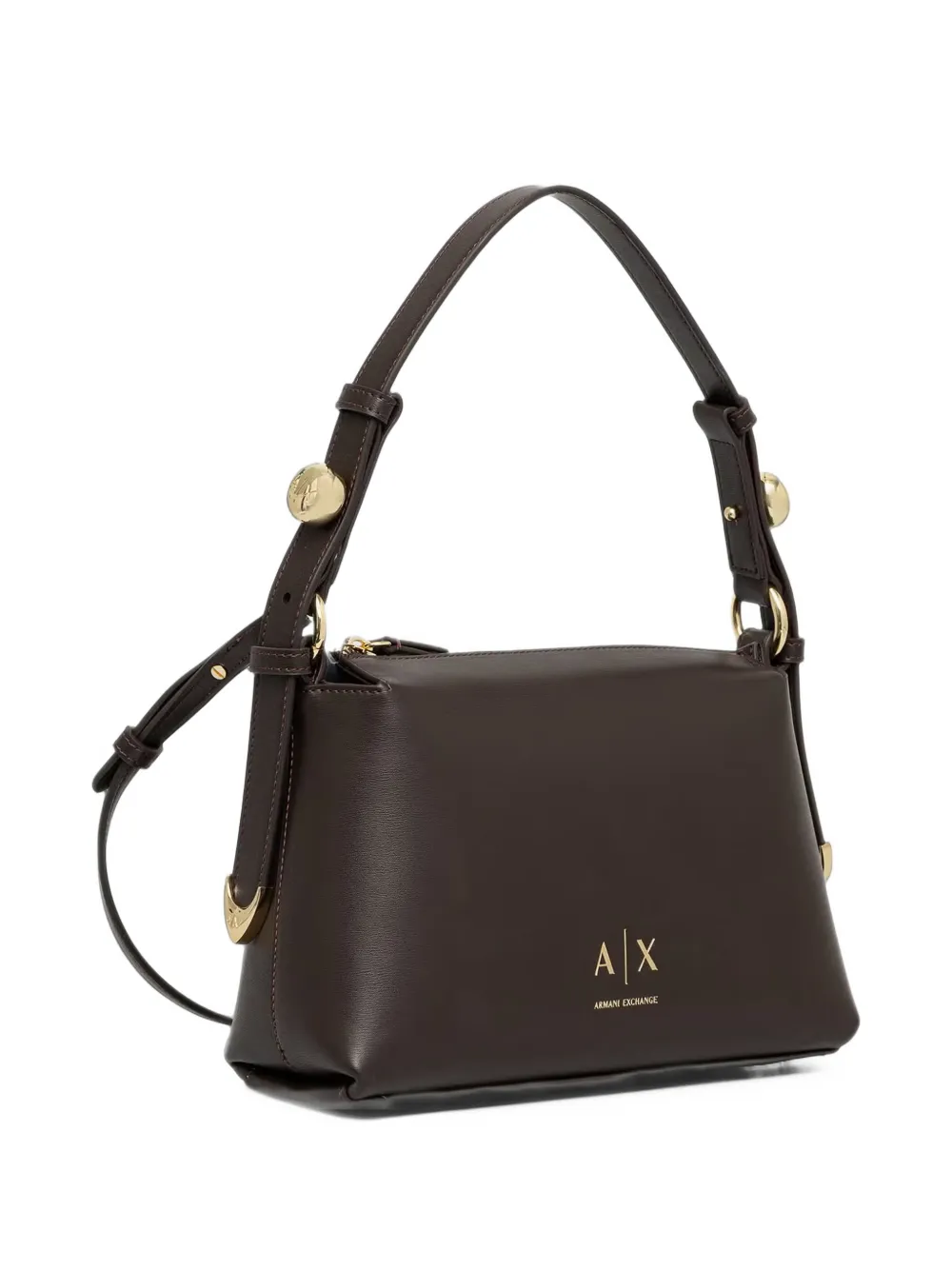 Armani Exchange Shopper met logoprint Bruin