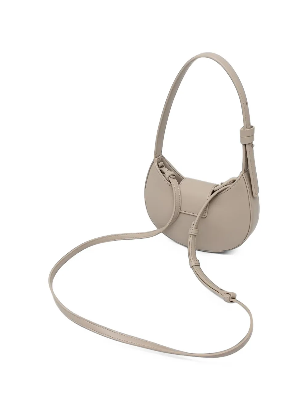 Armani Exchange Schoudertas met logoplakkaat Beige