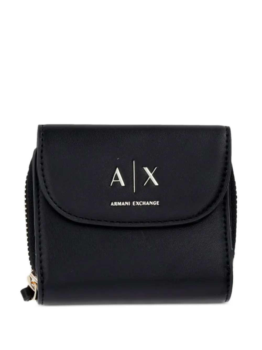 Armani Exchange logo-plaque wallet - Nero