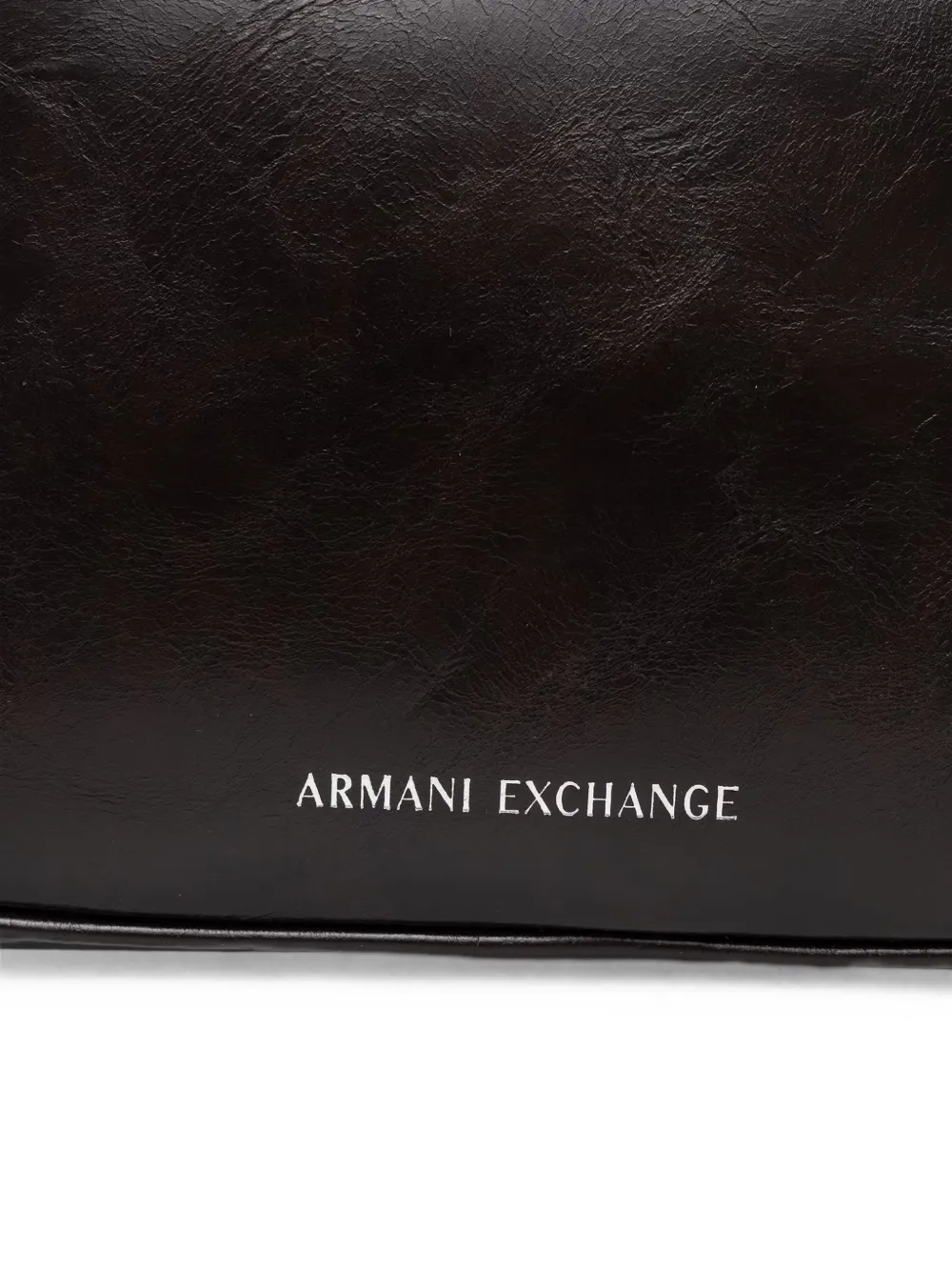 Armani Exchange Schoudertas met logoprint Zwart