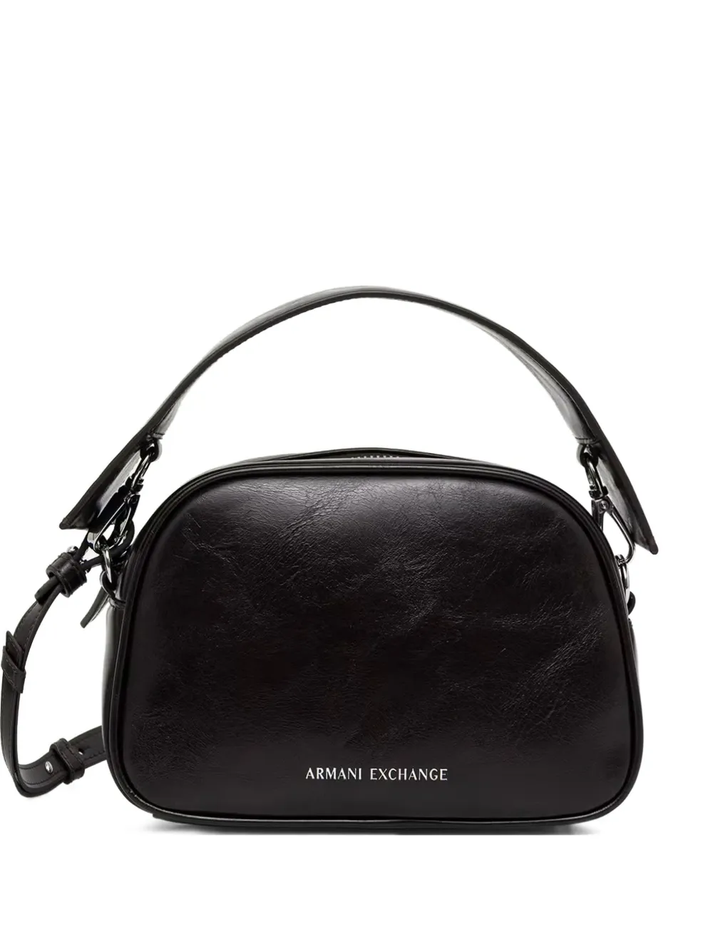 Armani Exchange logo-print shoulder bag - Nero