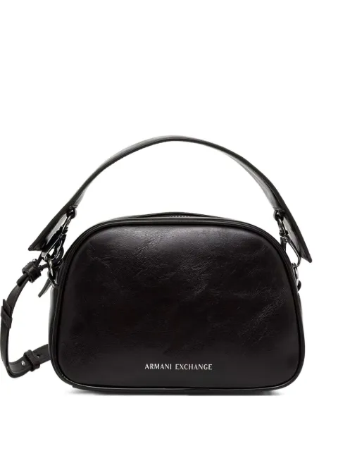 Armani Exchange bolsa de hombro con logo estampado