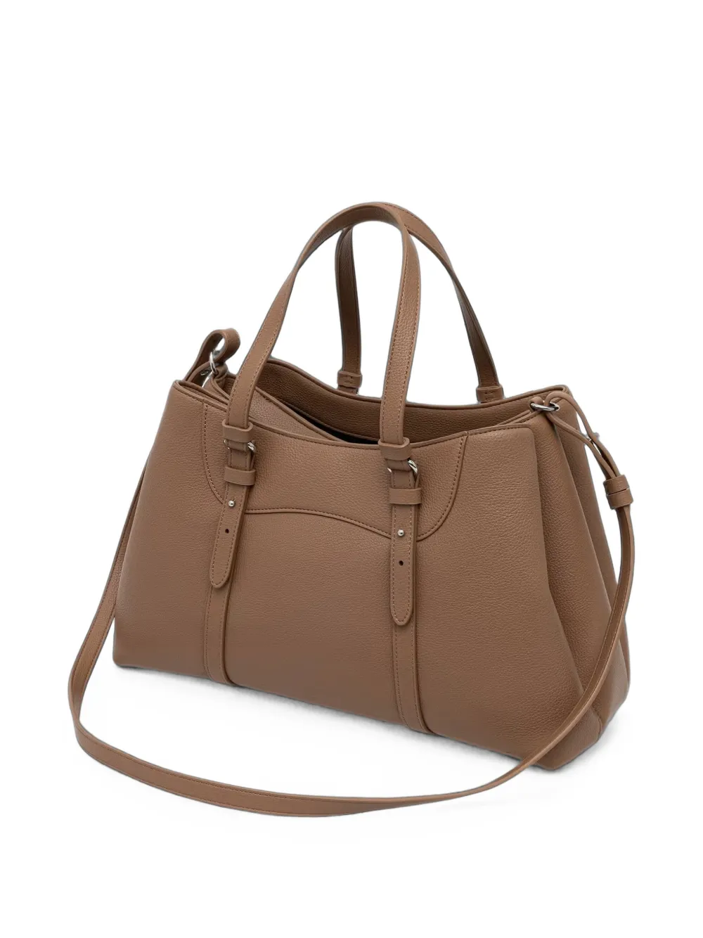 Armani Exchange Schoudertas met textuur Bruin