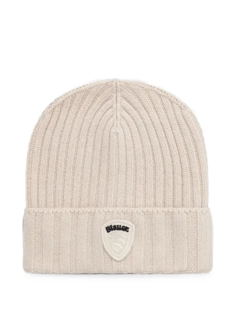 Blauer Kenwood ribbed-knit beanie hat