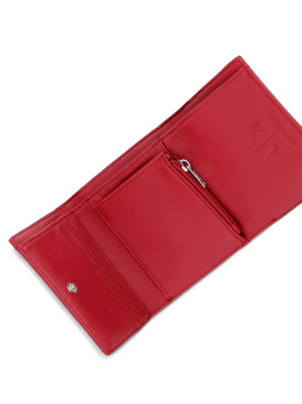 Armani Exchange Portemonnee met logoplakkaat Rood