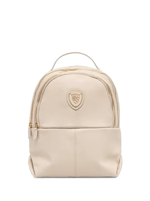 Blauer logo-plaque backpack