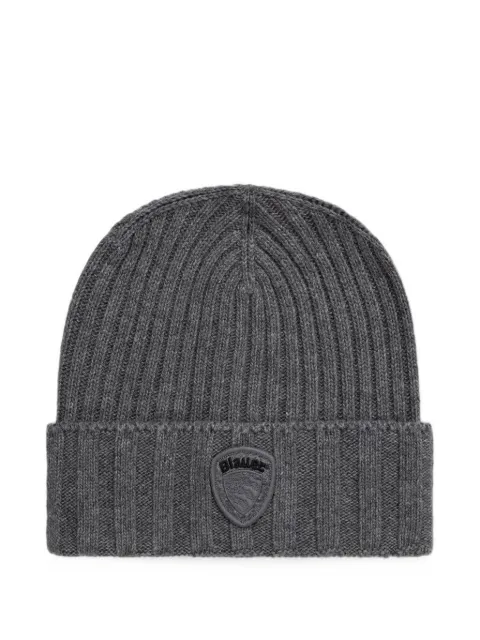 Blauer Kenwood ribbed-knit beanie hat