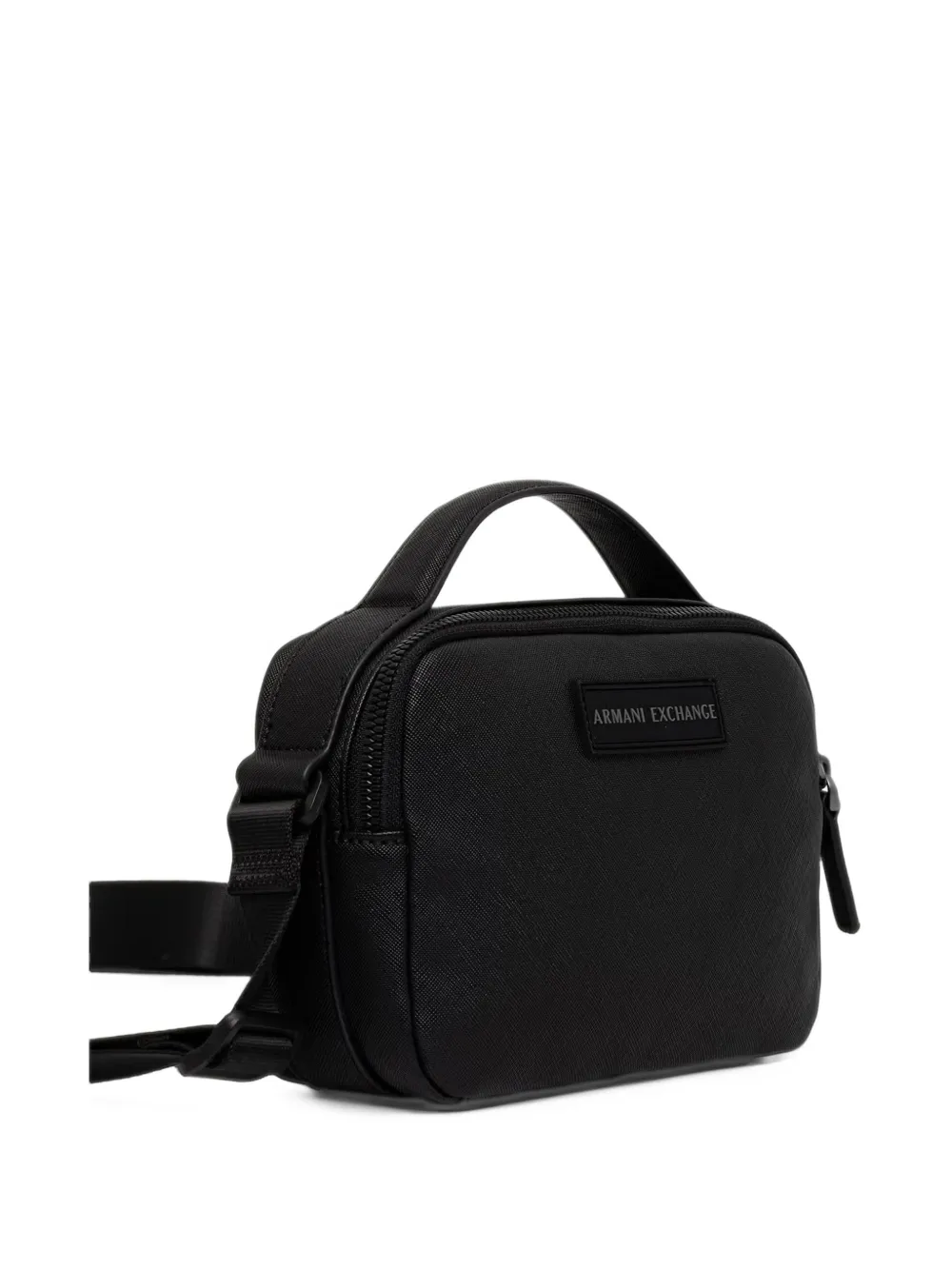 Armani Exchange Schoudertas met logopatch Zwart