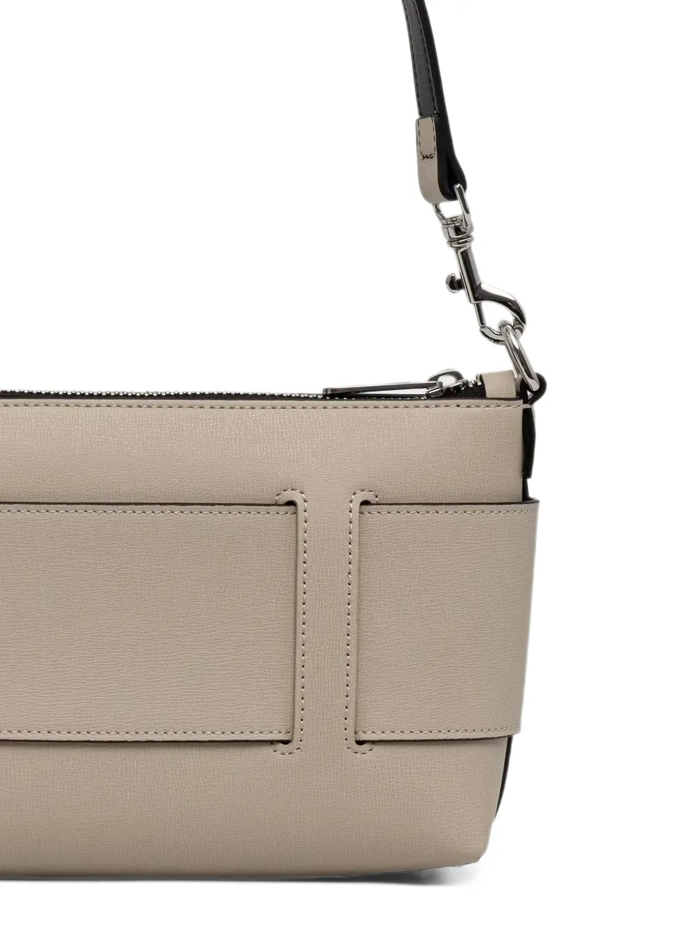 Armani Exchange Schoudertas met logoplakkaat Beige