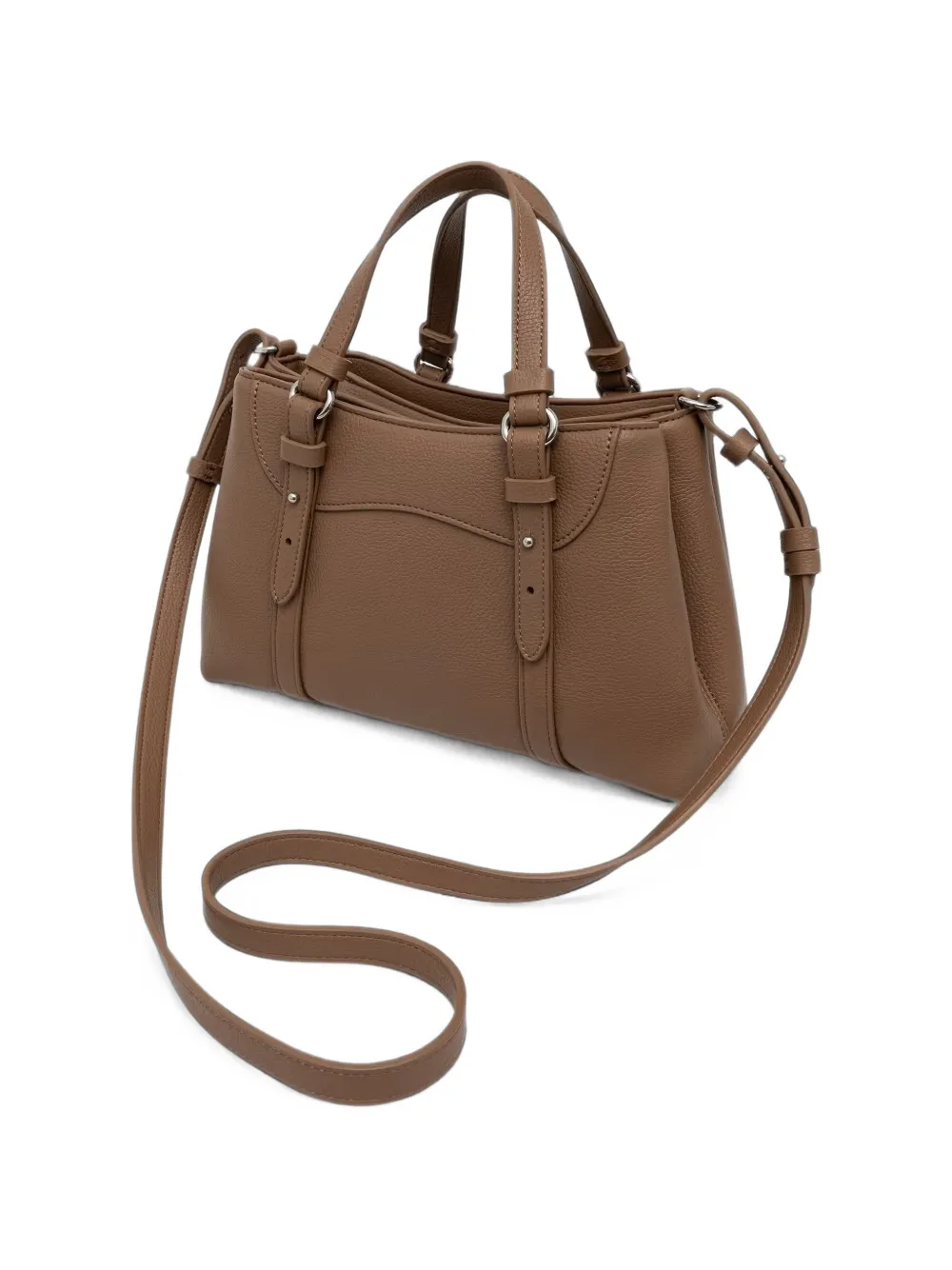 Armani Exchange Schoudertas met logoplakkaat Bruin