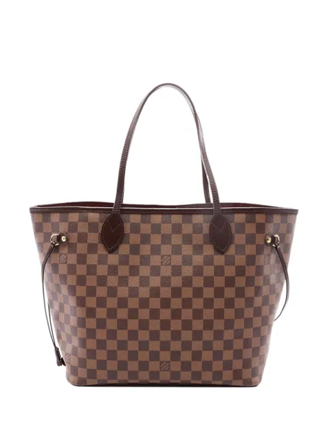 Louis Vuitton Pre-Owned sac cabas Damier Ébène Neverfull MM pre-owned (2012)