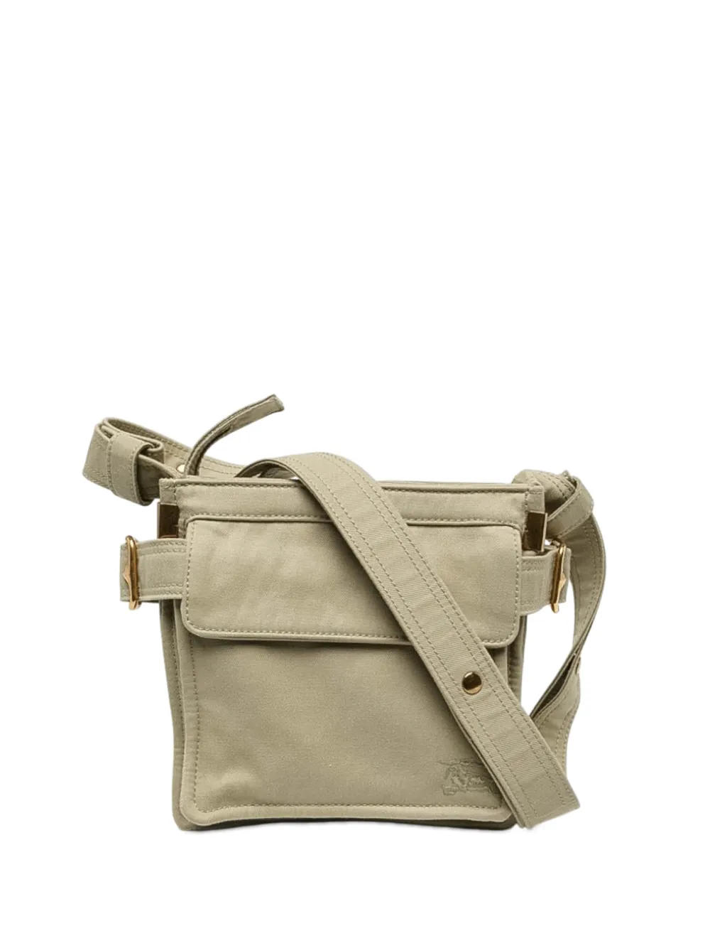 Burberry Pre-Owned 2018-2026 mini Trench Handy-Umhängetasche aus Nylon - Braun