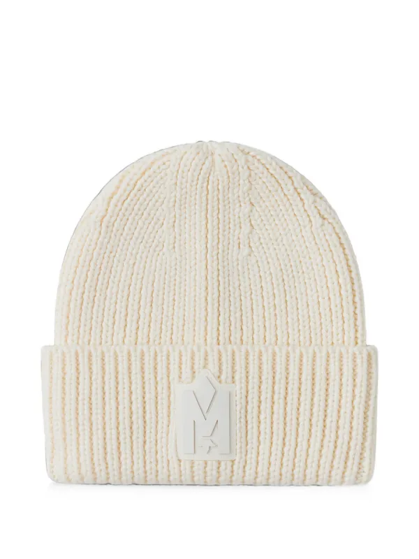 Mackage Jude-mz Logo-patch Beanie Hat in Neutrals