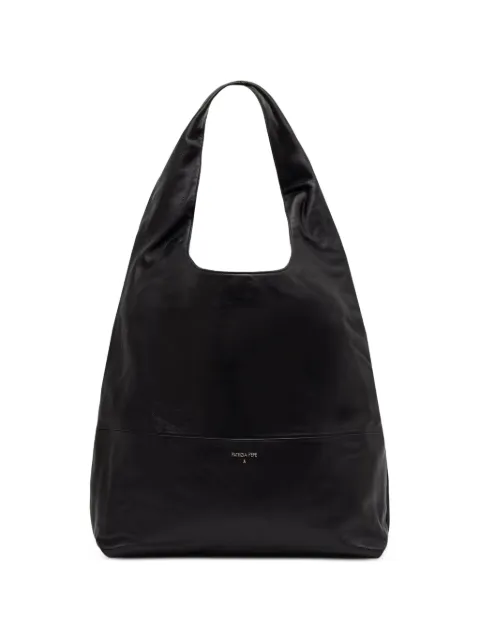Patrizia Pepe tote Minimal de piel con logo estampado