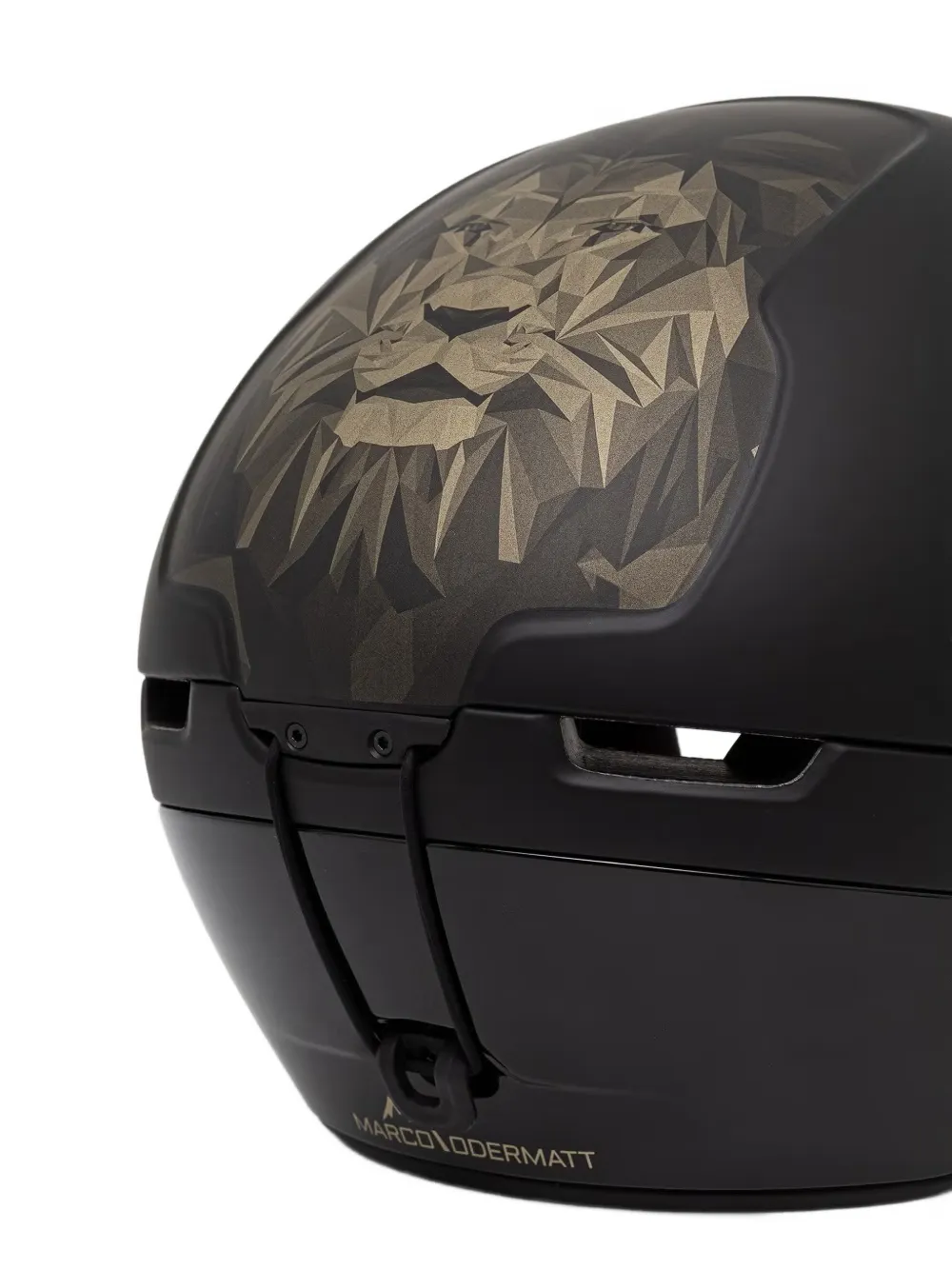 POC Marco Odermatt skihelm met leeuwen-print Zwart