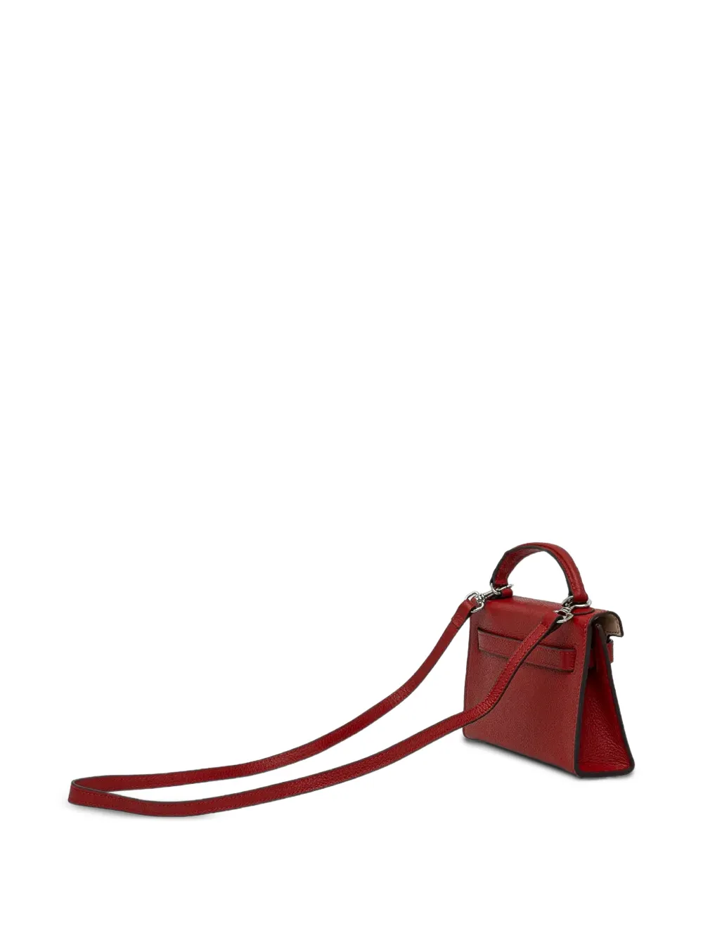 Silvian Heach Sanita leren shopper met textuur Rood