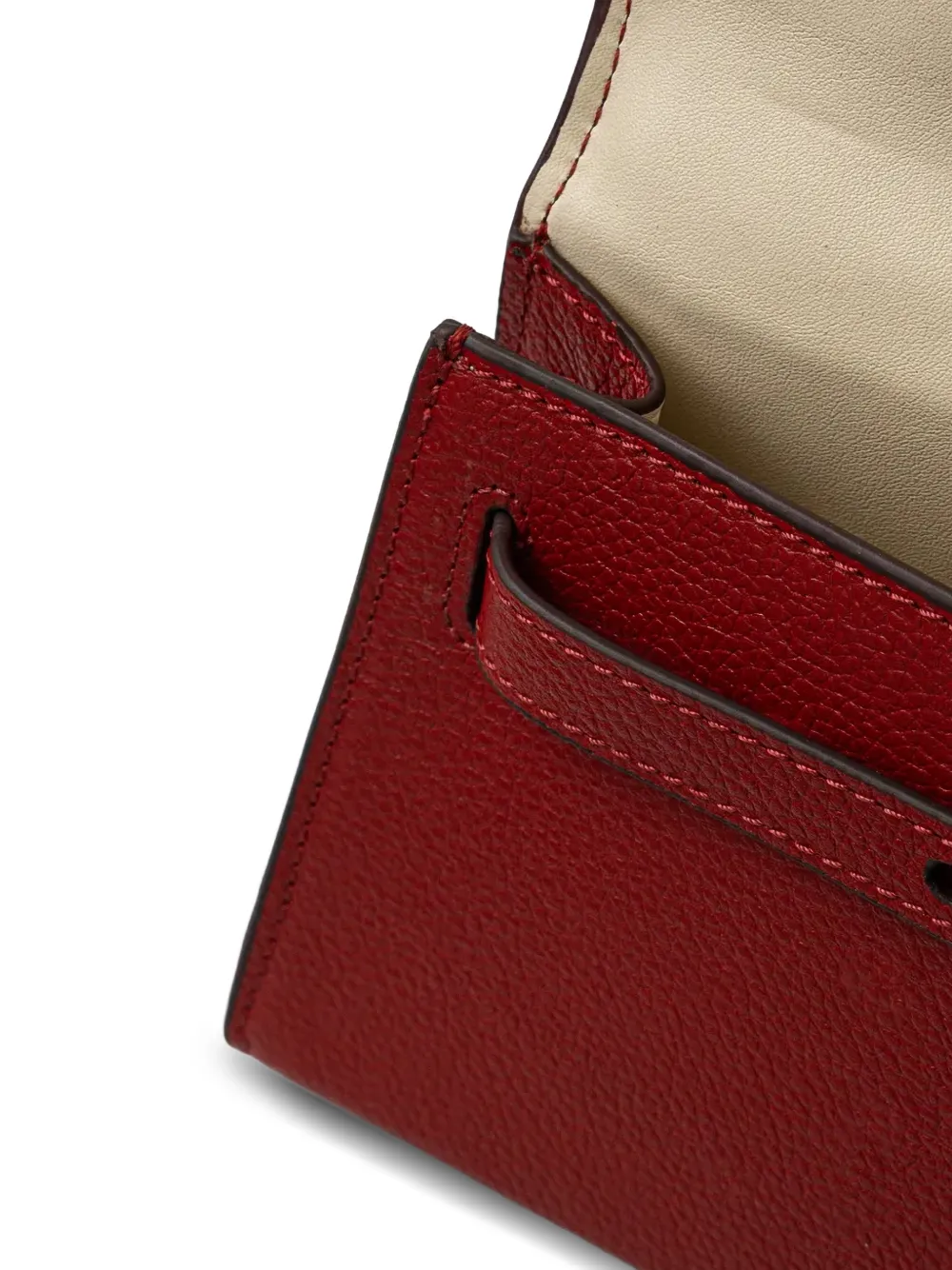 Silvian Heach Sanita leren shopper met textuur Rood