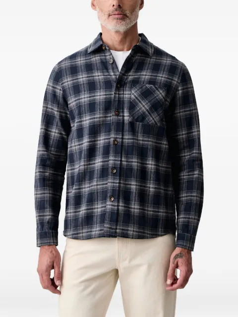 Mos Mosh David check-pattern pocket-detail shirt