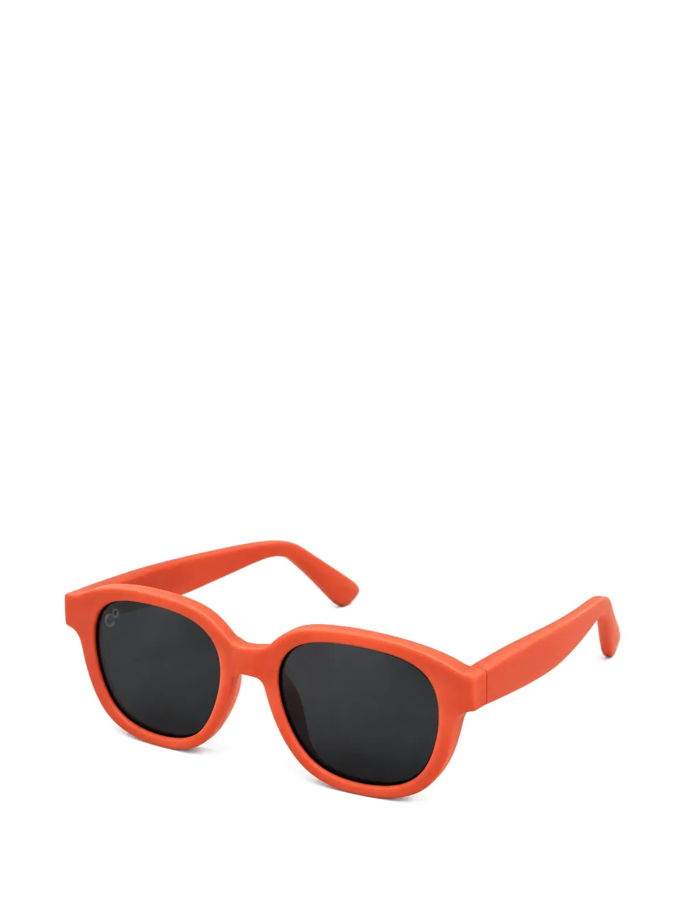 OS SUNGLASSES KIDS Zonnebril met regenboog design en vierkant montuur Oranje