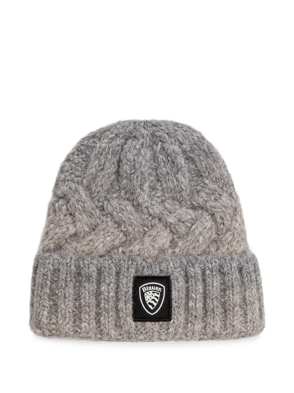 Blauer Euclid cable-knit beanie hat - Gris Blauer Euclid cable-knit beanie hat - Gris