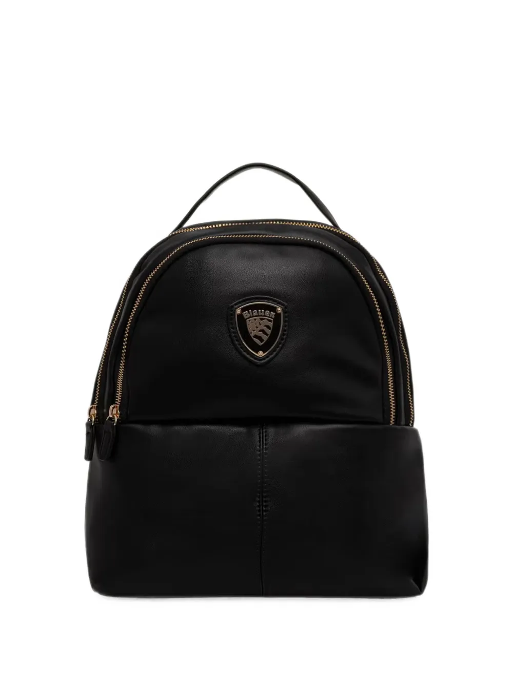 Blauer Logo-plaque Backpack In Black
