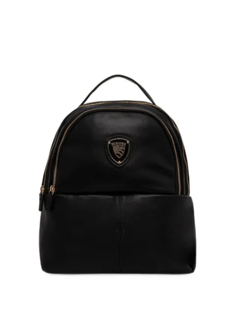 Blauer logo-plaque backpack