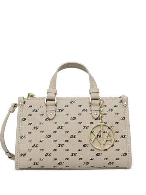 Armani Exchange tote con logo estampado
