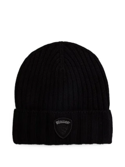 Blauer Kenwood ribbed-knit beanie hat
