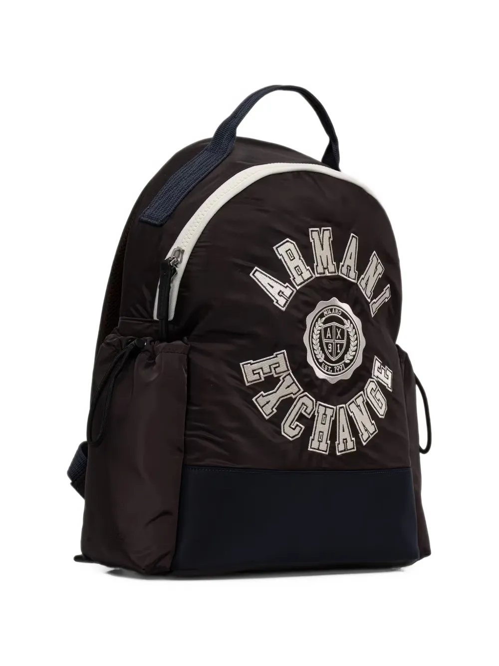 Armani Exchange Rugzak met logopatch Bruin