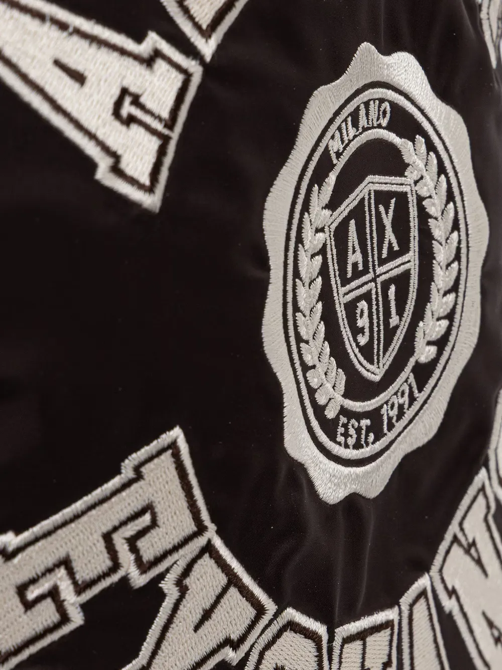 Armani Exchange Rugzak met logopatch Bruin