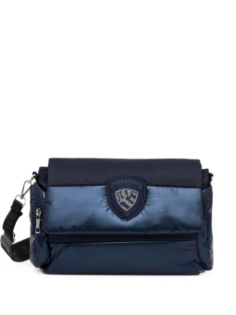 Blauer padded logo-patch shoulder bag
