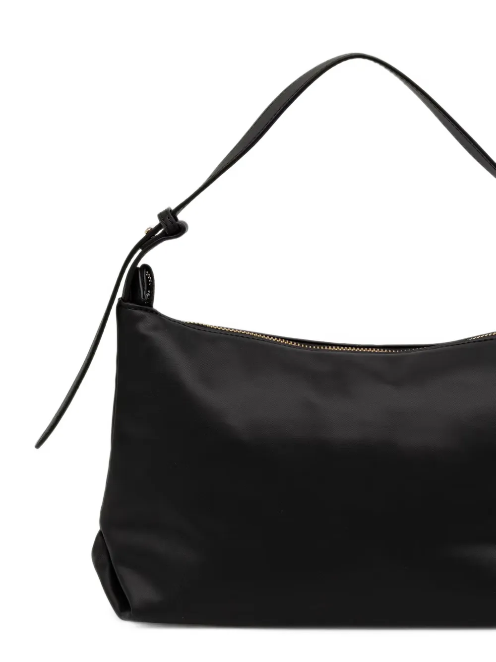 Blauer logo-plaque shoulder bag Zwart
