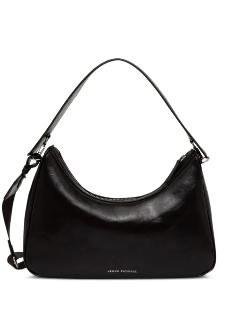 Armani Exchange logo-print shoulder bag