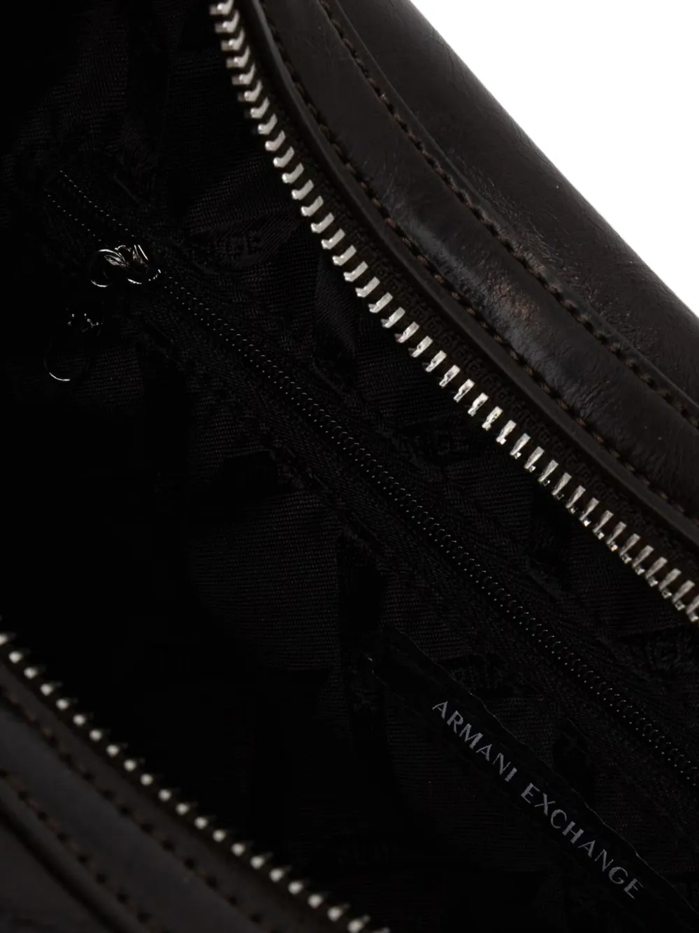 Armani Exchange Schoudertas met logoprint Bruin