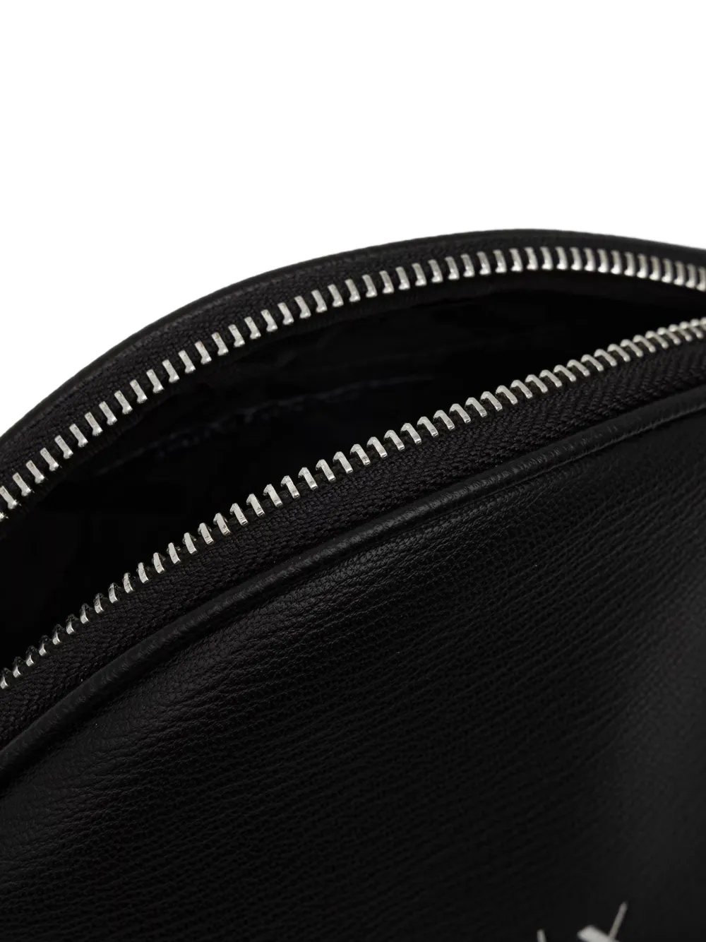Armani Exchange pebbled-effect shoulder bag Zwart