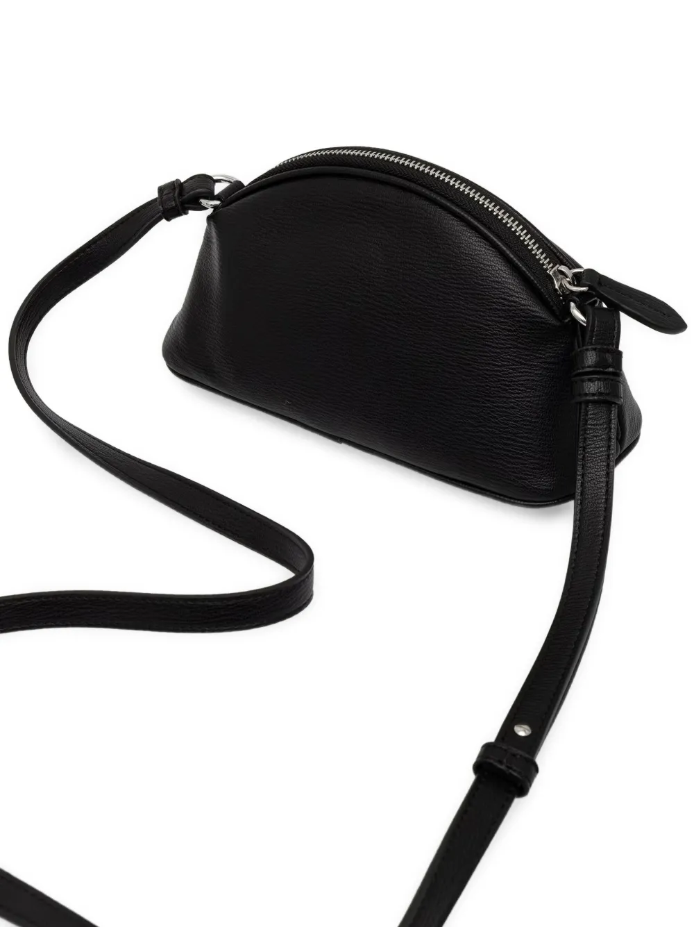 Armani Exchange pebbled-effect shoulder bag Zwart