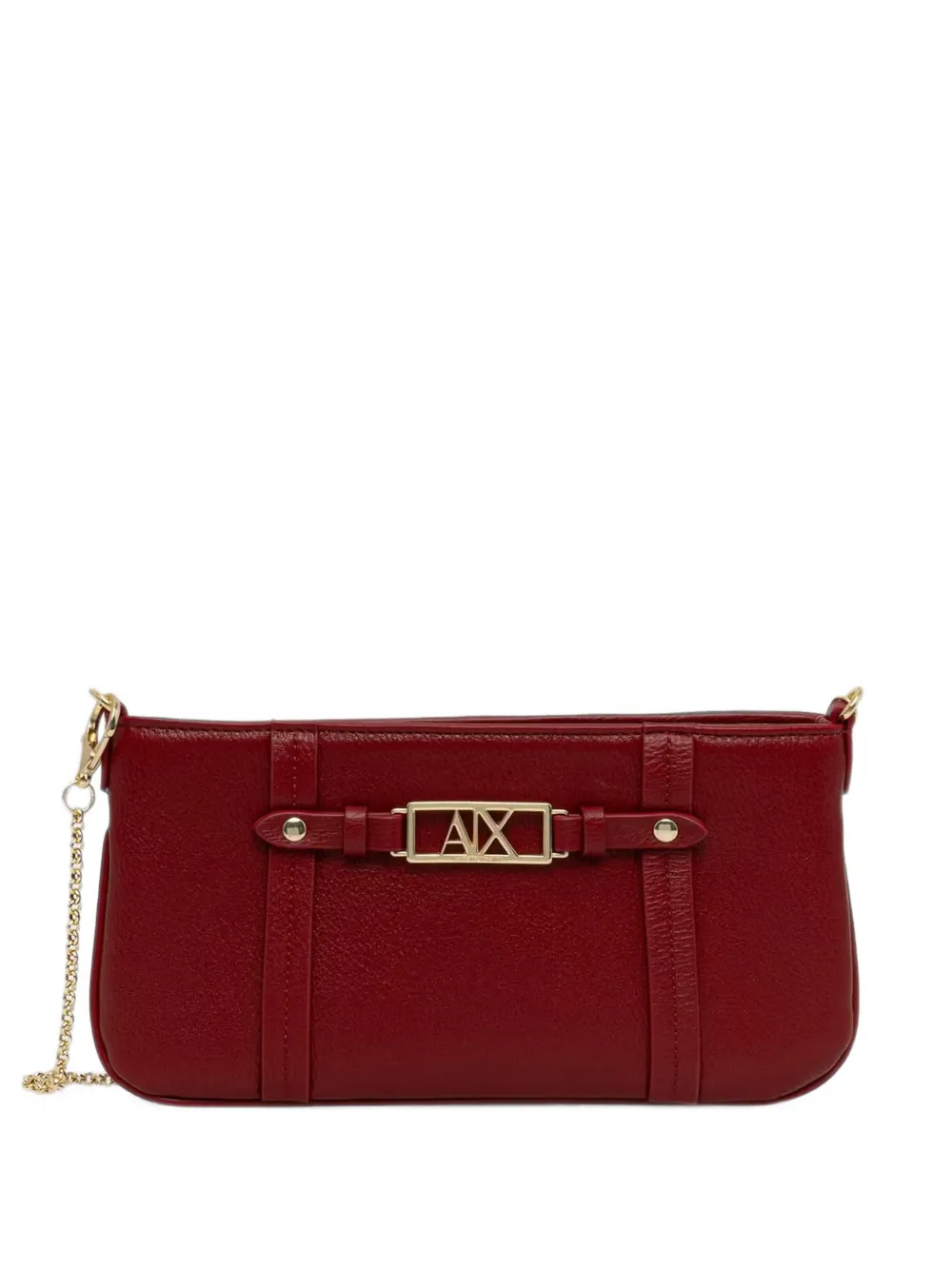 Armani Exchange logo-plaque chain-link tote bag
