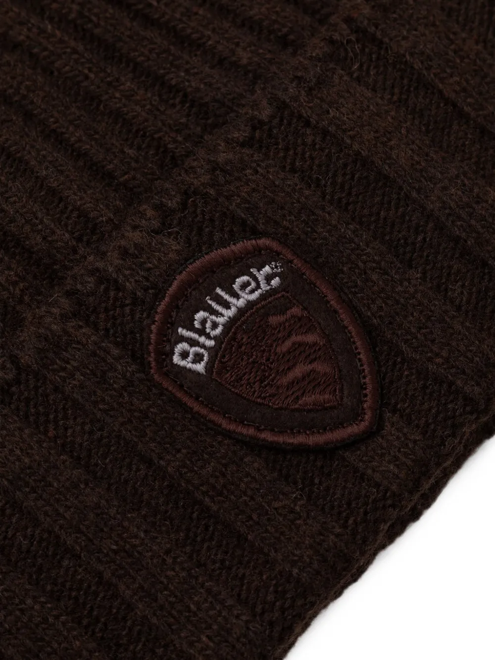 Blauer Kenwood geribbelde muts Bruin