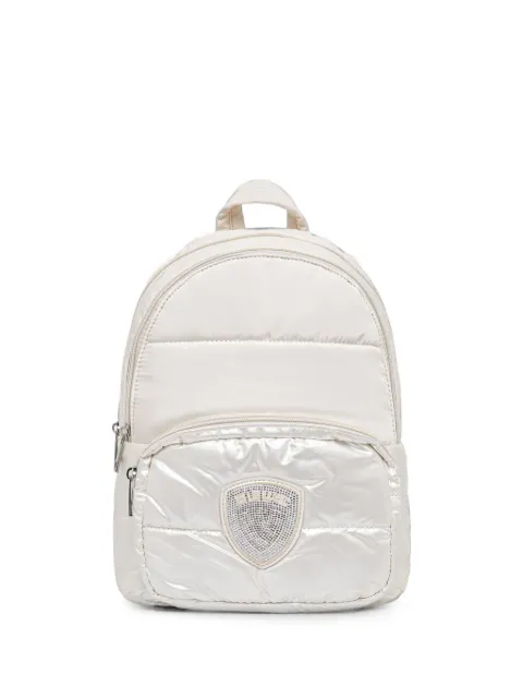 Blauer quilted crystal-embellished backpack
