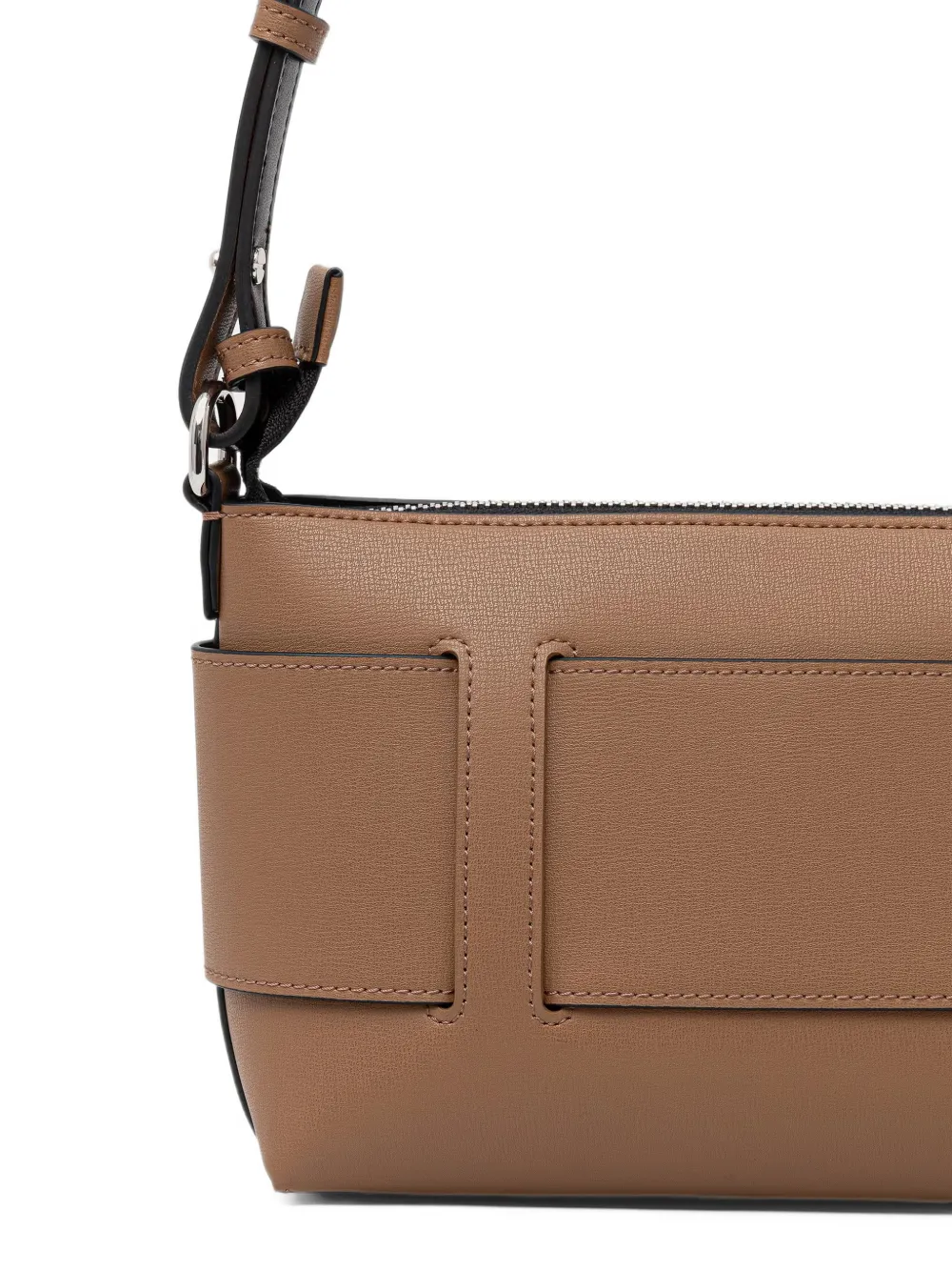 Armani Exchange Schoudertas met logoplakkaat Bruin