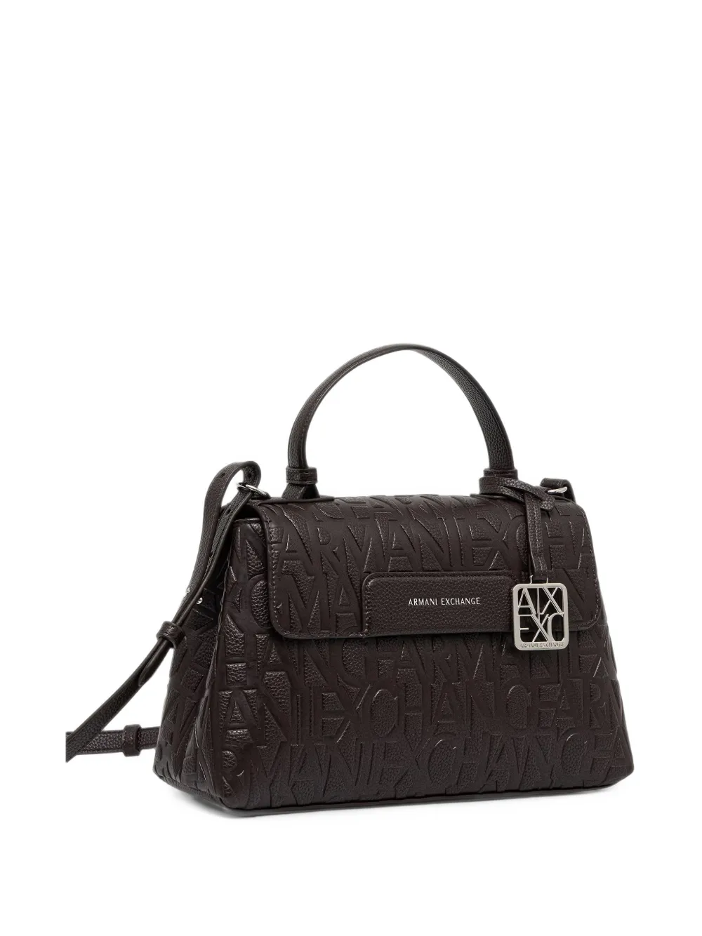 Armani Exchange Crossbodytas met logo-reliëf Bruin