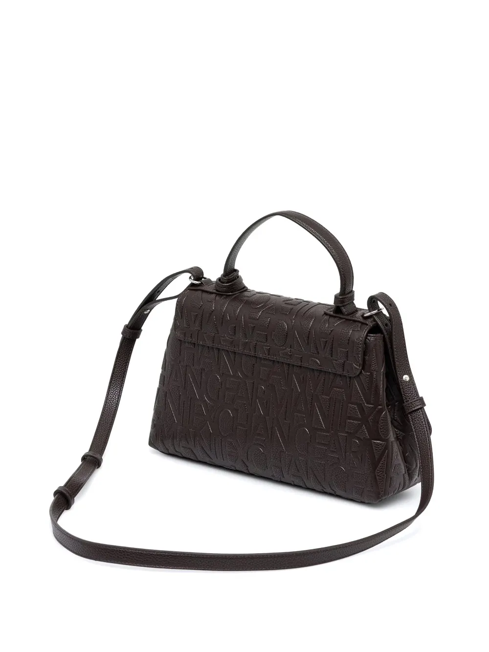 Armani Exchange Crossbodytas met logo-reliëf Bruin