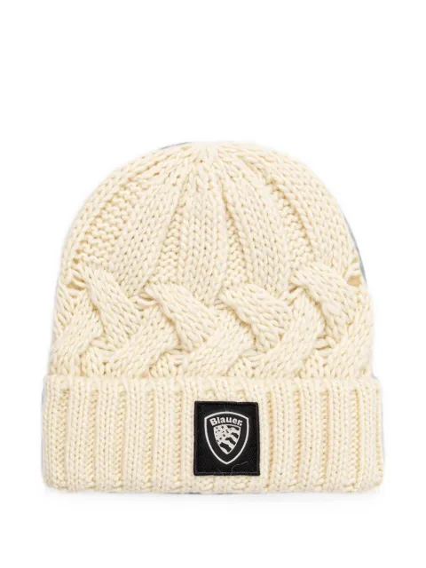Blauer Corwin cable-knit beanie hat