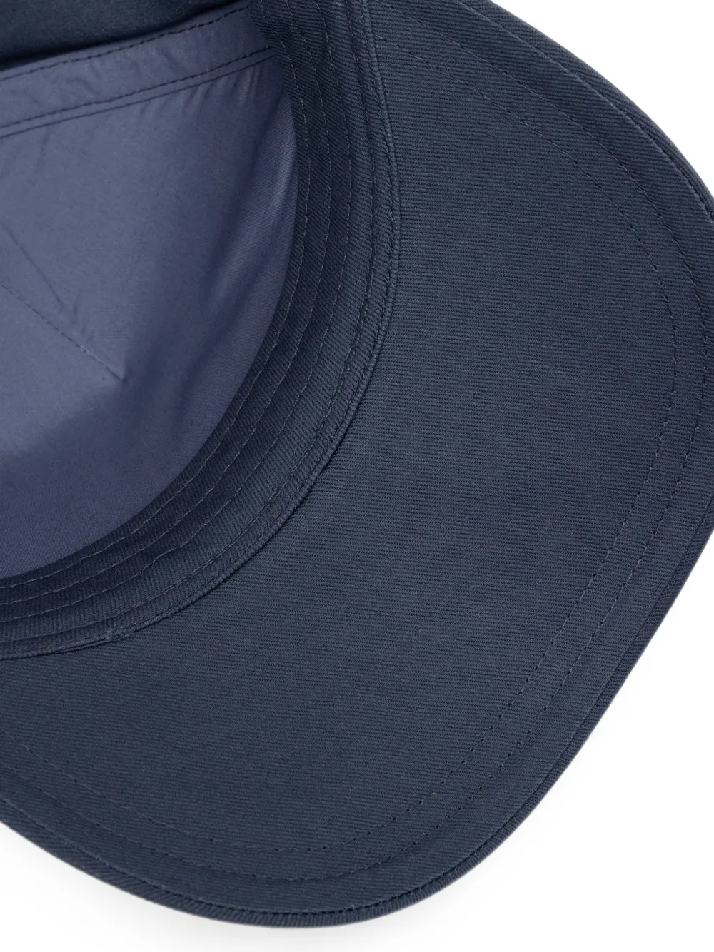 Armani Exchange Honkbalpet met logoprint Blauw